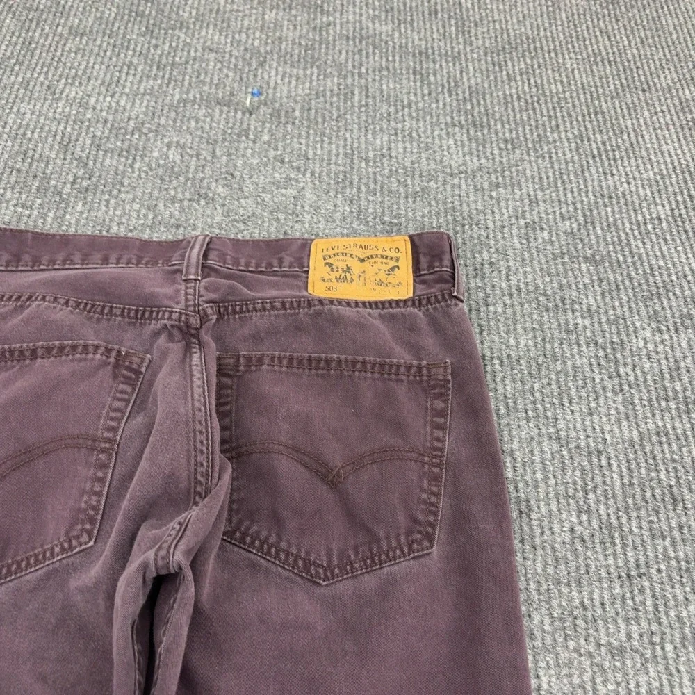 Levis 508 Jeans Mens 32x32 Purple Cotton Corduroy Tapered Casual Streetwear